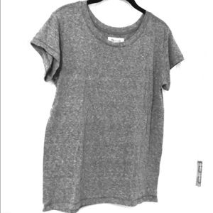 Madewell Heather Grey Tee EUC